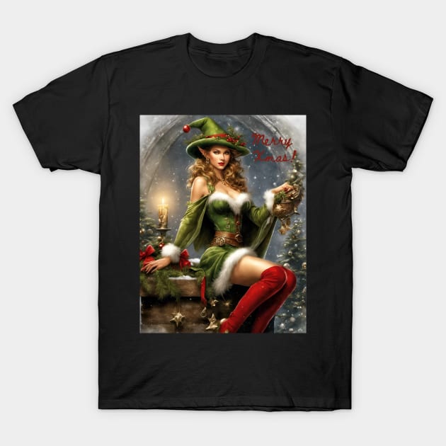 Sexy Elf T-Shirt by FineArtworld7